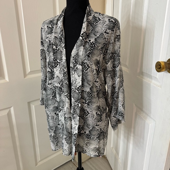 H&M Snake Print Open Cardigan - Picture 4 of 7